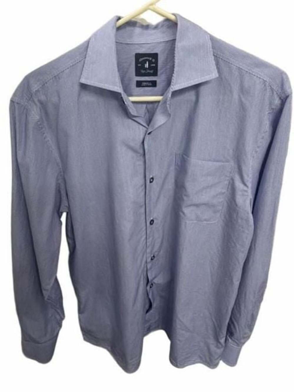 Johnnie-O Top Shelf Men’s Small Blue White Stripe Button Down Dress Shirt